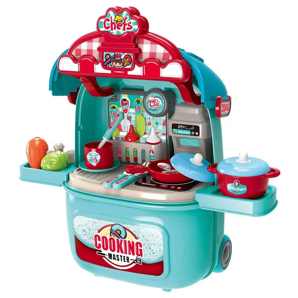 Konyhai játékszett bőröndben fénnyel és hanggal kép 2