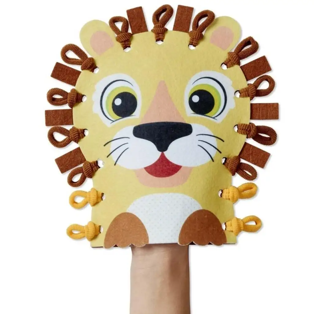 Hurkold! Vadállat bábkészítő kreatív játékszett - Melissa & Doug kép 3