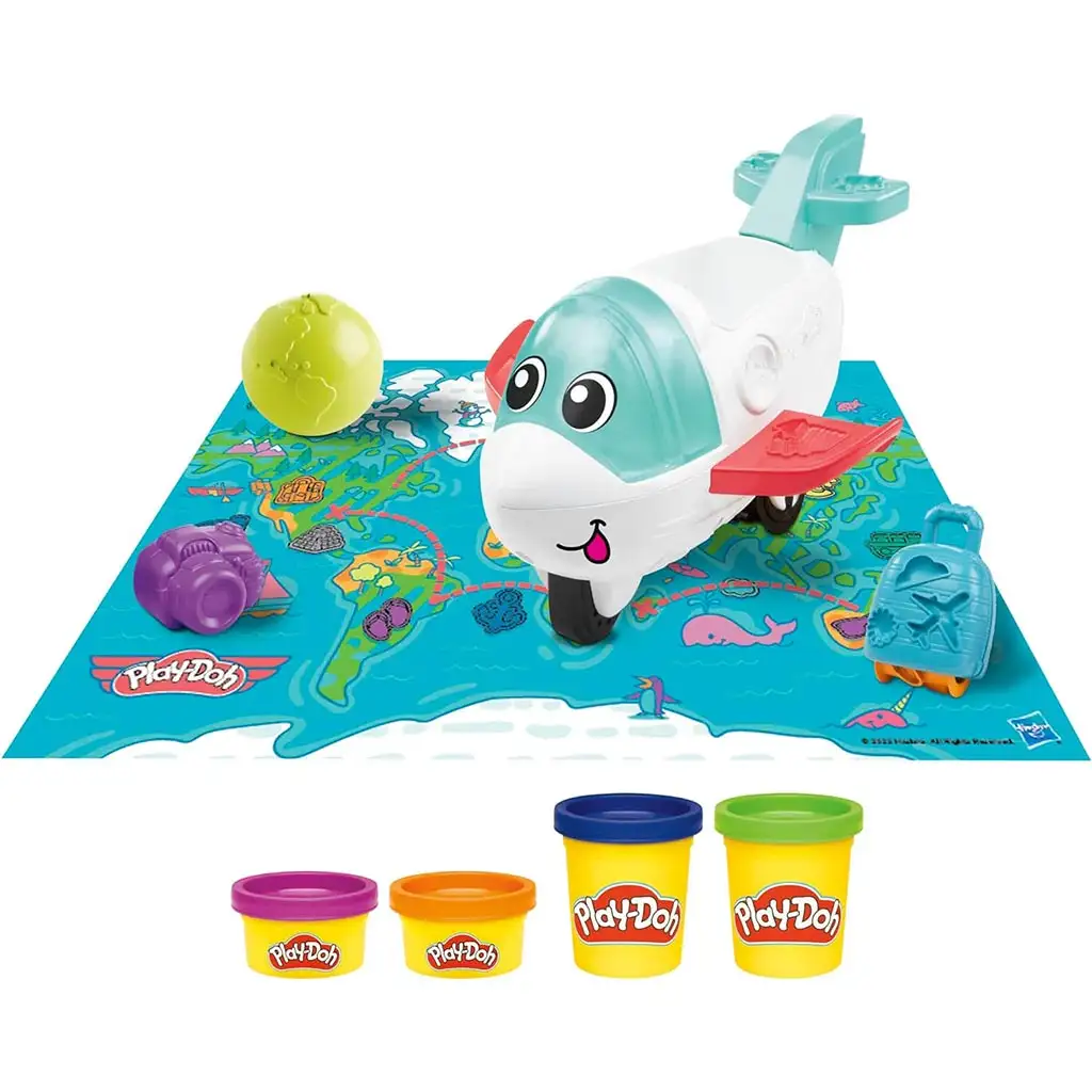 Play-Doh: Airplane Explorer kezdőkészlet gyurmaszett - Hasbro kép 2
