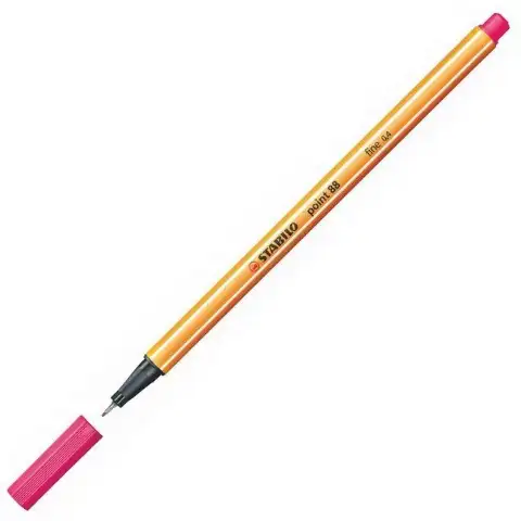 Stabilo: Point 88 tűfilc 0,4mm-es neon pink színben kép 2