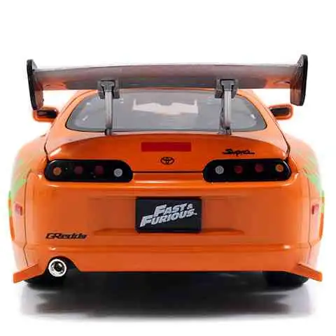 Halálos iramban: Brian figura és Toyota Supra autómodell 1/24 - Simba Toys kép 5