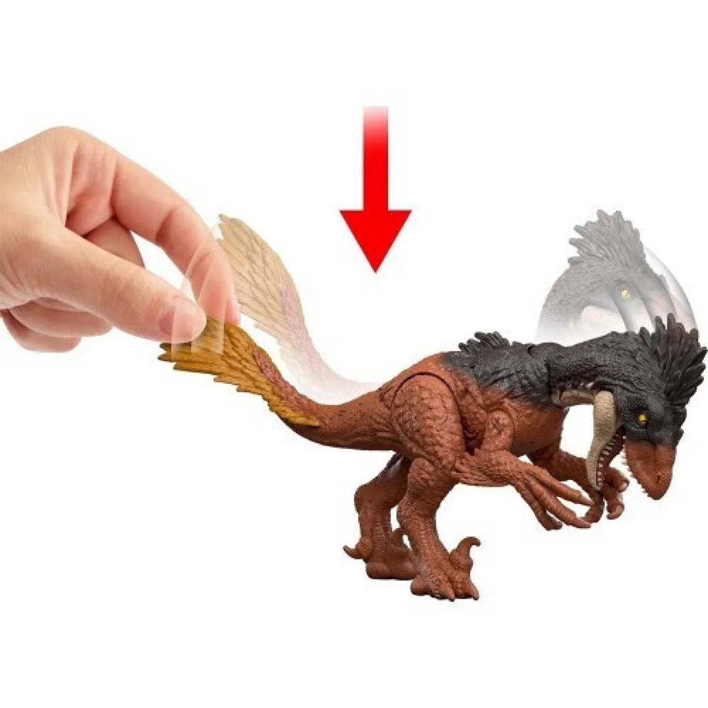 Jurassic World: Újjászületés Strike Attack Achillobator támadó dinoszaurusz figura - Mattel kép 3