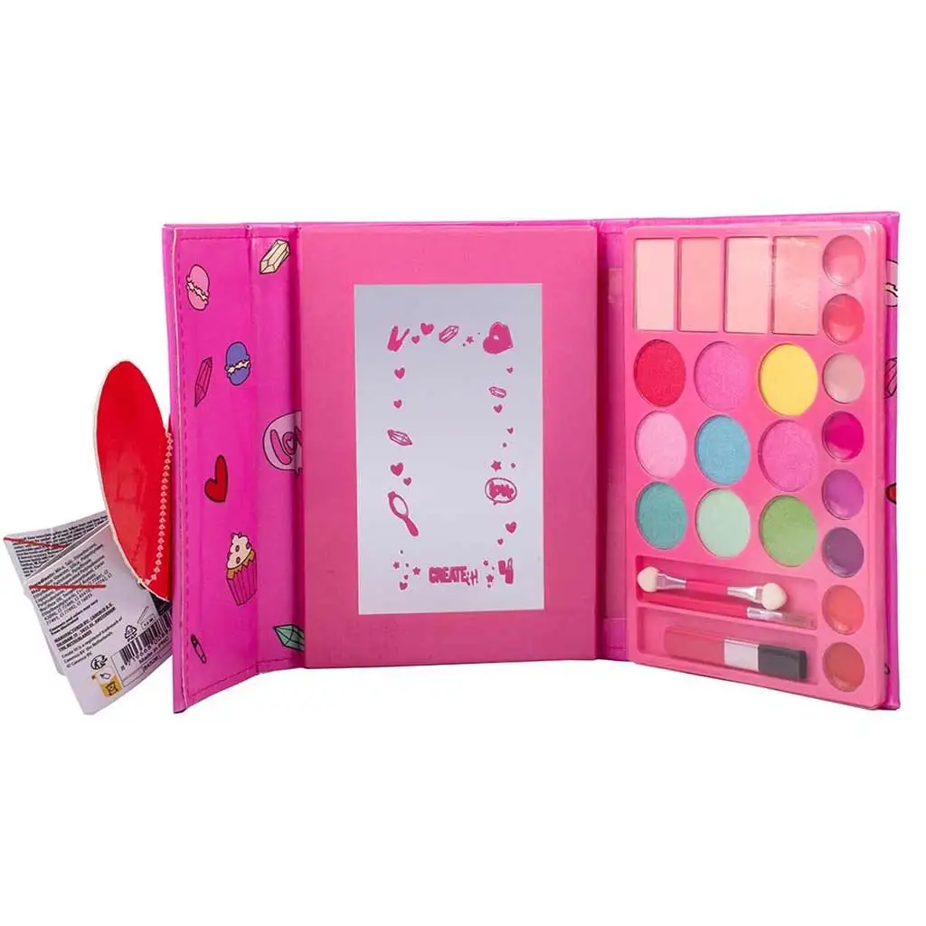 Canenco: Create It! Make-Up sminkszett tükrös naplóban mágneszárral kép 4