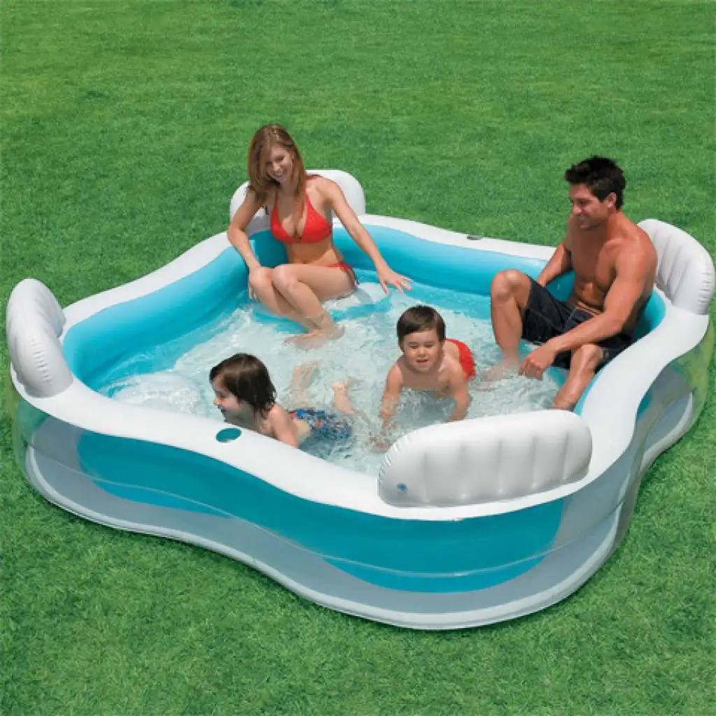 Intex: Swim Center családi medence 229x229x66cm kép 2