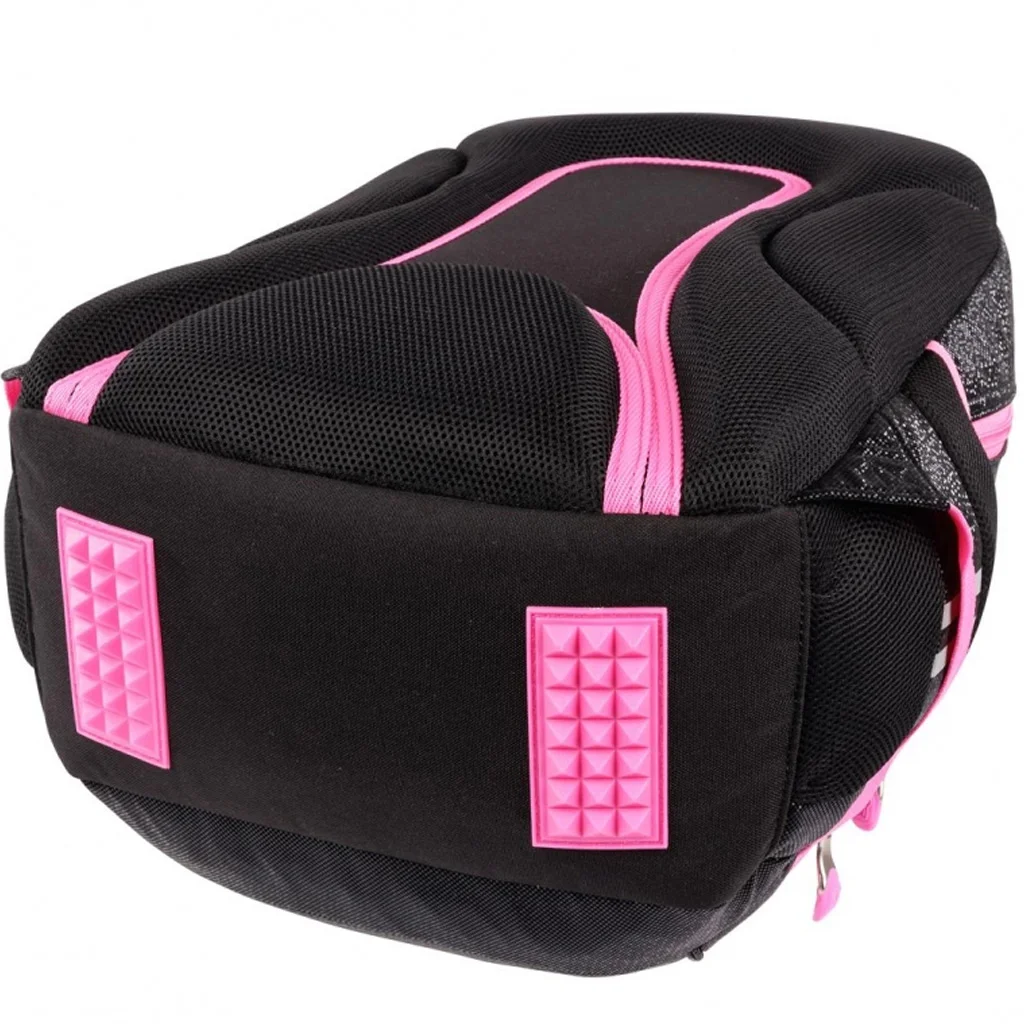 St.Right Black Glitter iskolatáska, hátizsák BP26 39x27x17cm kép 3