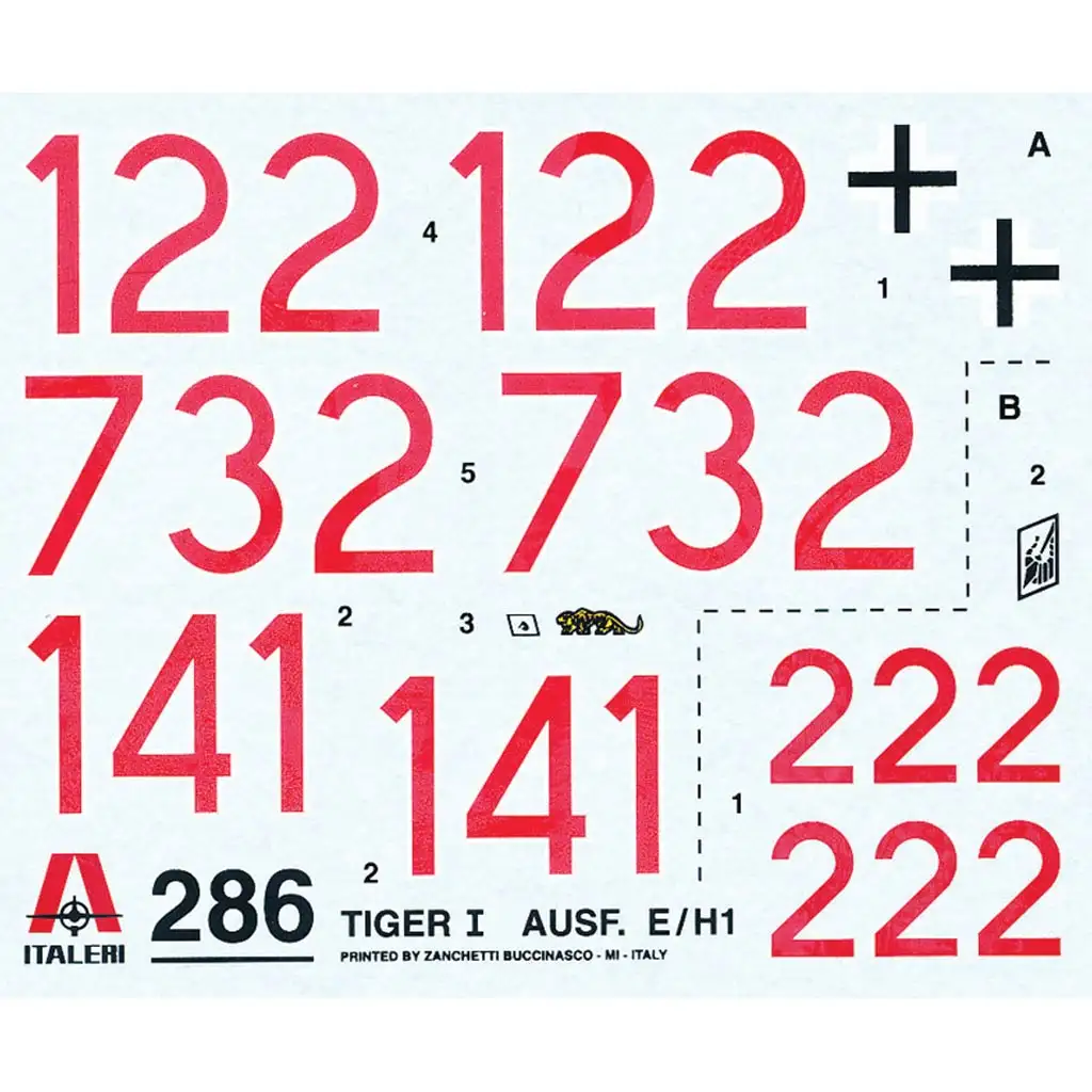 Italeri: 1/35 Pz.Kpfw. VI Tigris tank harckocsi makett kép 2