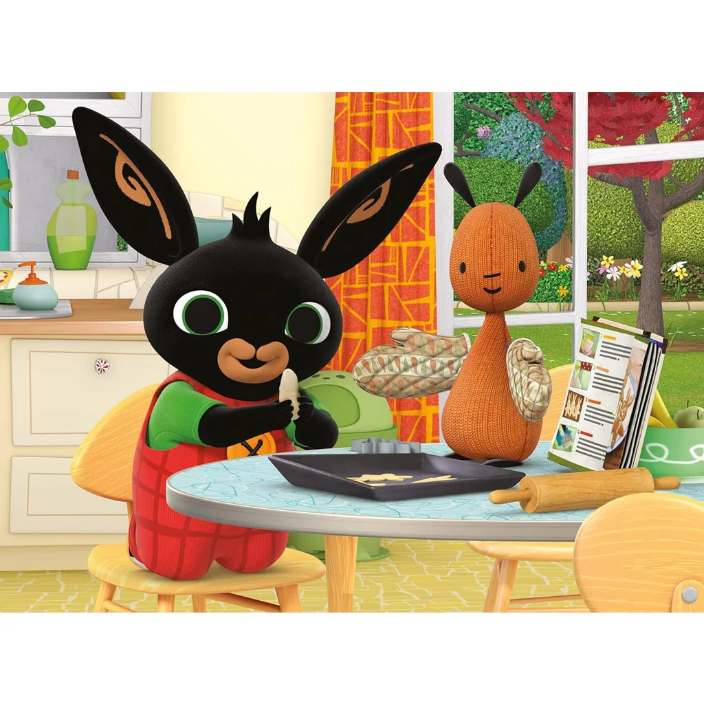 Bing és Flop sütit süt 24db-os Eco puzzle 70x50cm - Lisciani kép 2