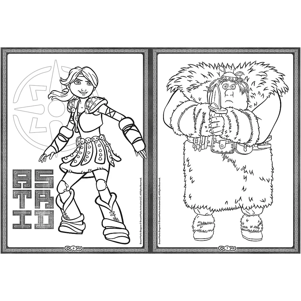 Így neveld a sárkányodat kifestőkönyv - Trefl kép 3