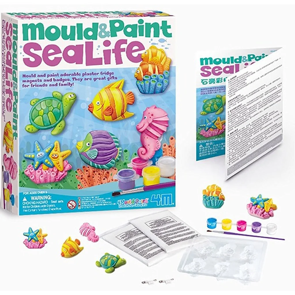 4M Tengeri állatok gipszkiöntő készlet kép 2