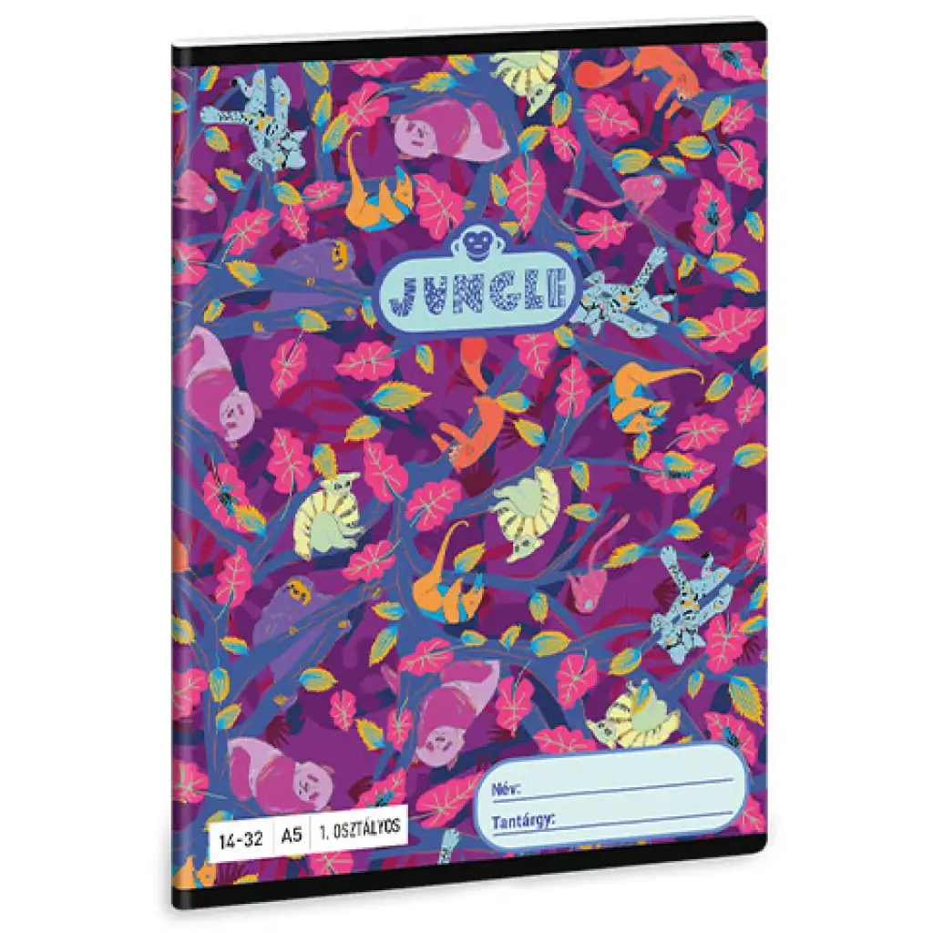 Ars Una: Jungle 1.osztályos vonalas füzet A/5 14-32