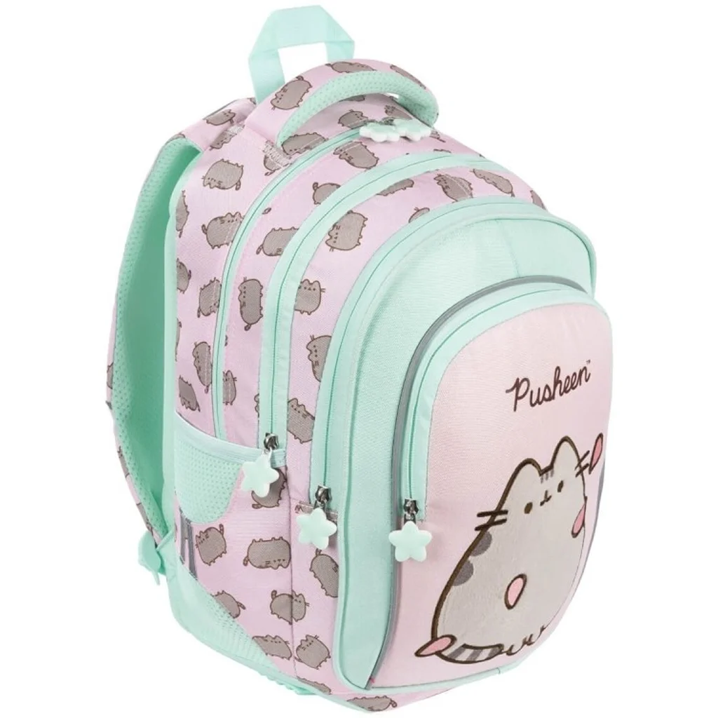 Pusheen rózsaszín iskolatáska, hátizsák BPL58 40x29x19cm