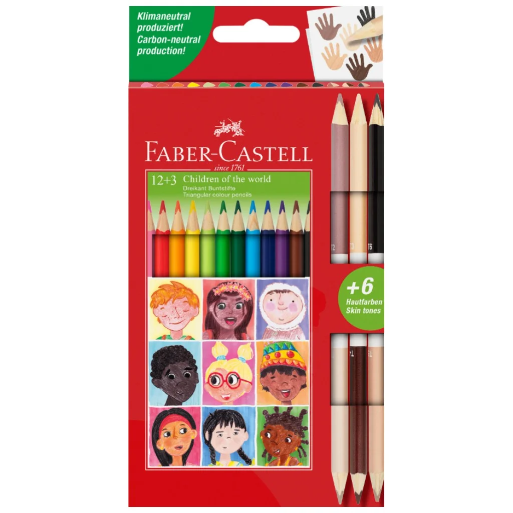 Faber-Castell: 12+3db-os színes ceruza szett