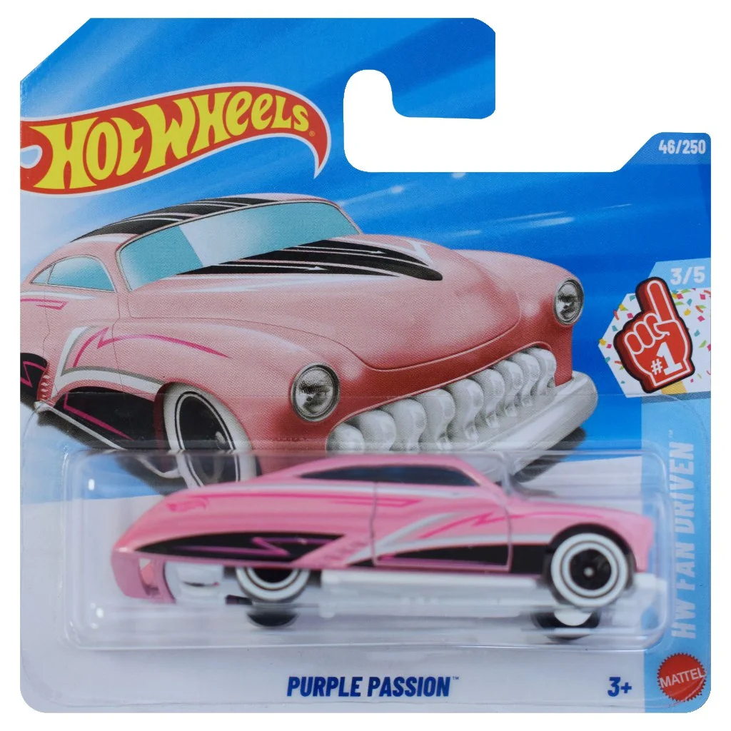 Hot Wheels: Purple Passion rózsaszín kisautó 1/64 - Mattel