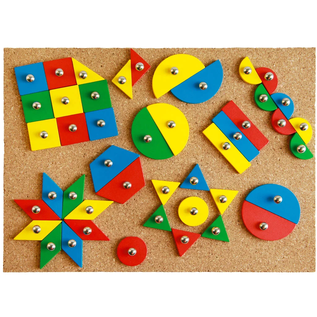 LENA: Kalapálós készségfejlesztő játékszett parafatáblával kép 2