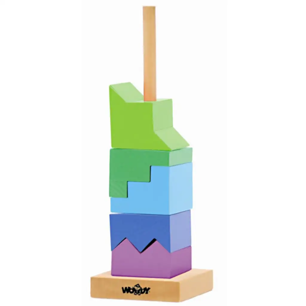 Készségfejlesztő fatorony kép 2