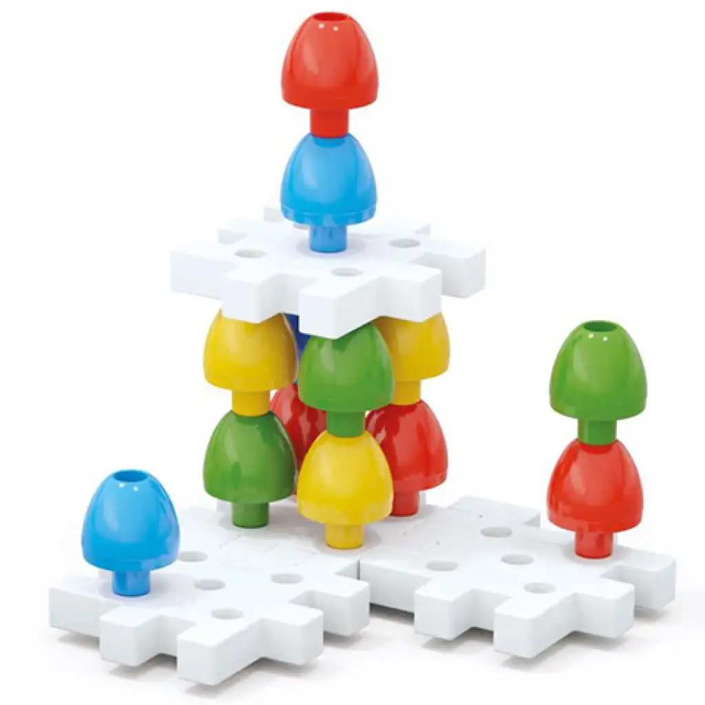 Quercetti: Jumbo Pötyi 2 az 1-ben 20db-os szett kép 3