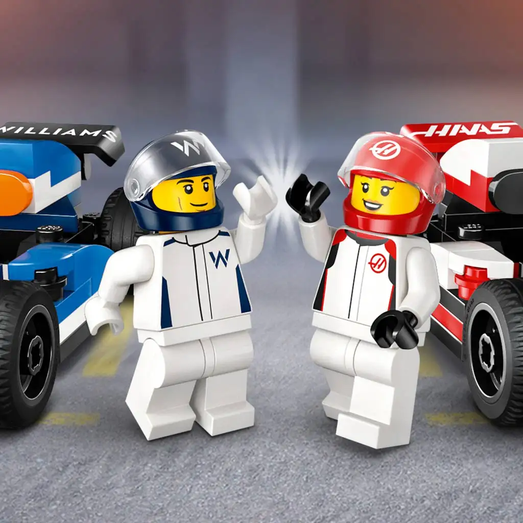 LEGO® City: F1®-es Williams Racing és Haas F1® versenyautók (60464) kép 4