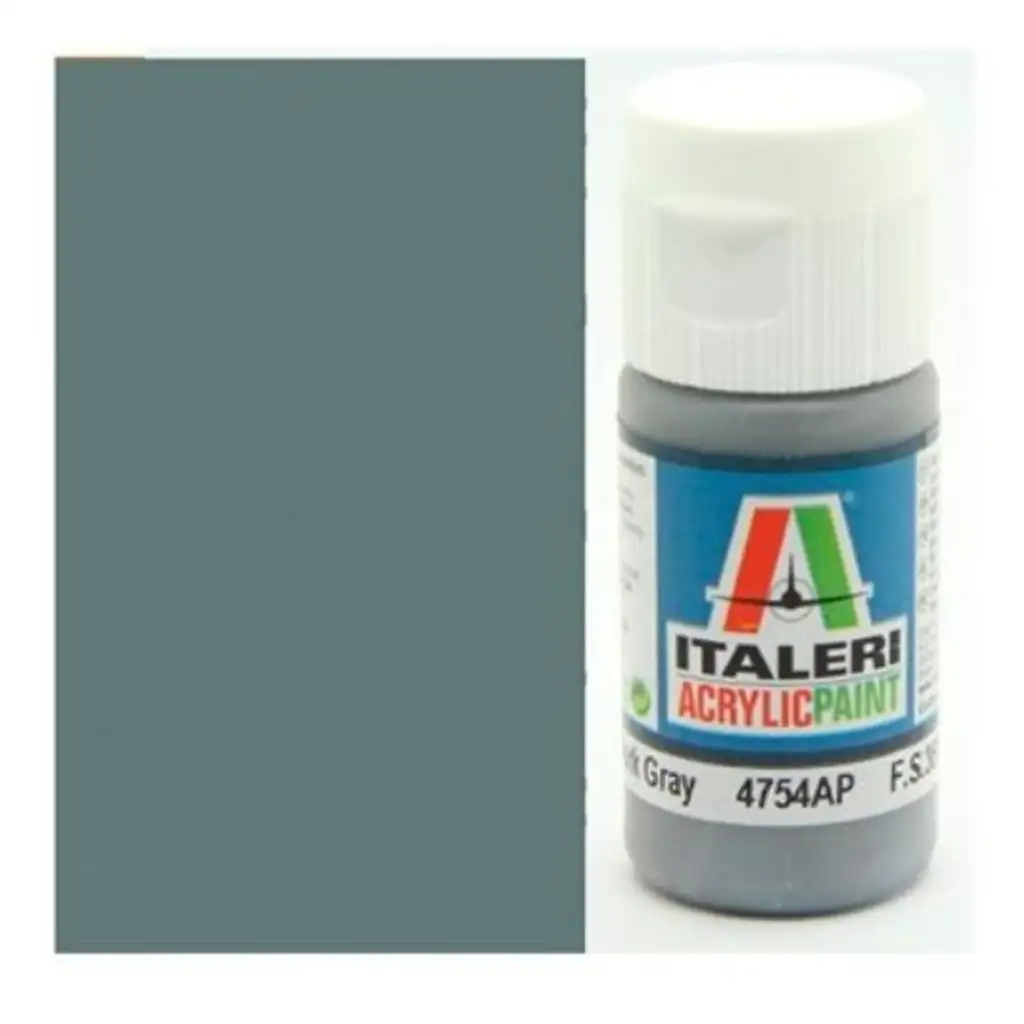 Italeri Flat Dark Gray (4754AP) - Matt sötétszürke makett festék 20ml