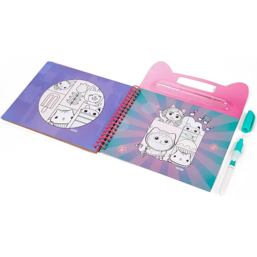 Canenco: Gabi babaháza vízzel színezhető foglalkoztató füzet kép 2