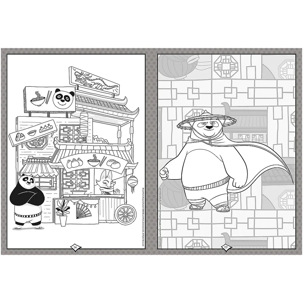 Kung Fu Panda kifestőkönyv - Trefl kép 3