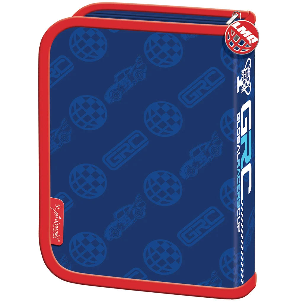 Verdák kék-piros kihajtható tolltartó 20,5cmx13,5cmx3,5cm kép 2