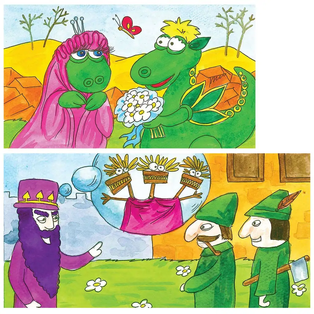 Csukás István: Süsü és a Sárkánylány (Süsü 3.) diafilm kép 2