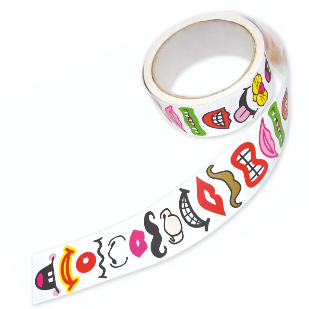 PlayBox: Vicces orrok és szájak matrica szett tekercsen