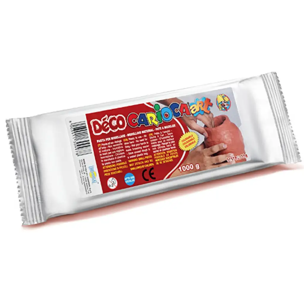 Modellező agyag terrakotta színben 1000g - Carioca