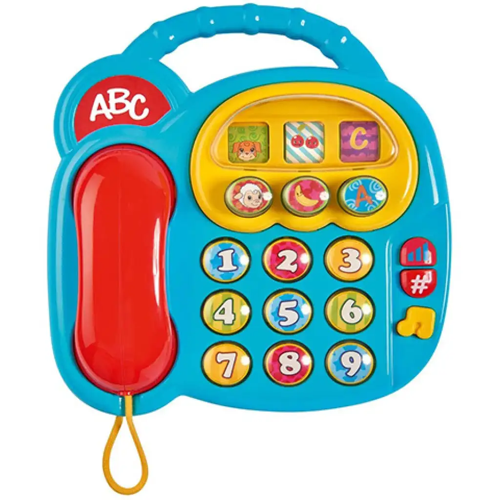 ABC színes telefon fény és hang effektekkel - Simba Toys kép 2