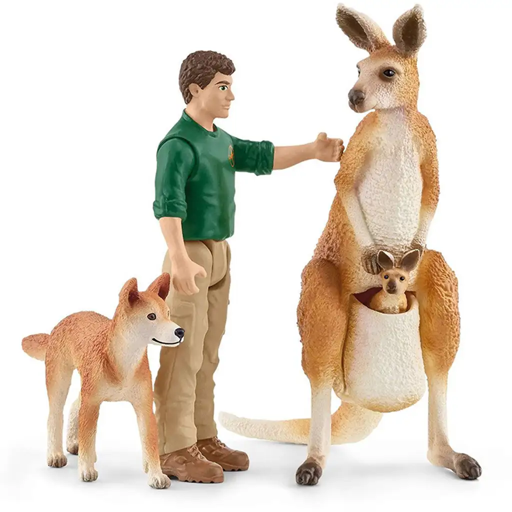 Schleich: Wild Life - Kenguru kaland figura szett (42550) kép 3