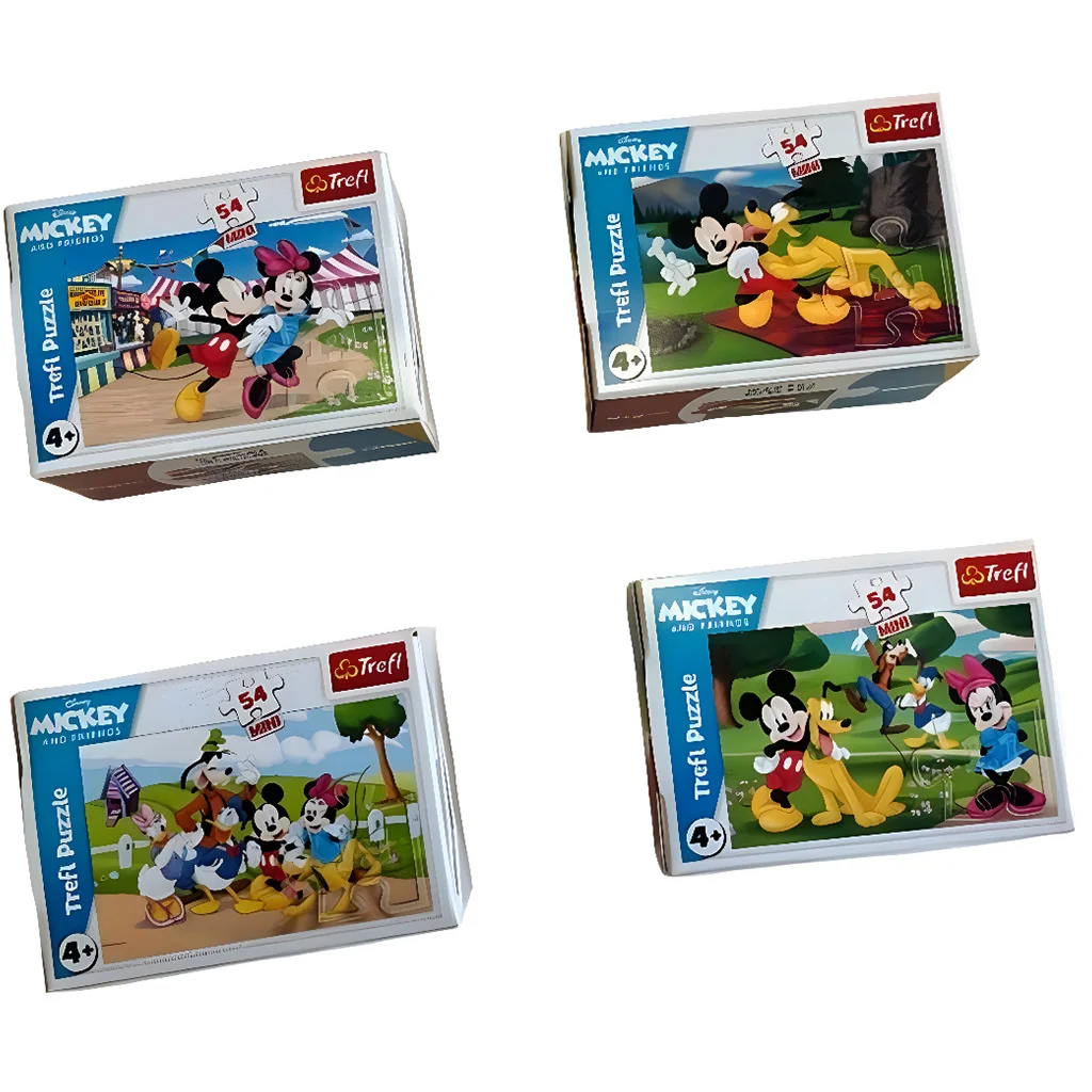 Mickey egér 54db-os mini puzzle több változatban 1db - Trefl
