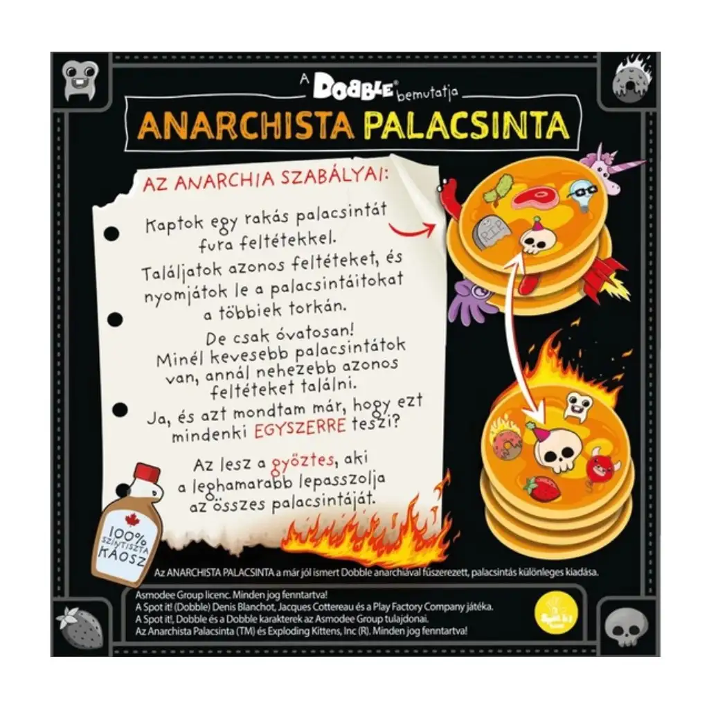 Anarchista palacsinta társasjáték kép 3
