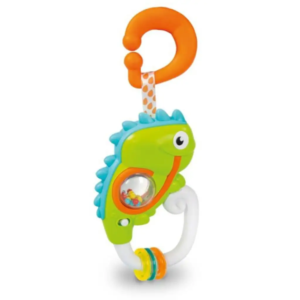 Baby mókás kaméleon csörgő - Clementoni kép 2