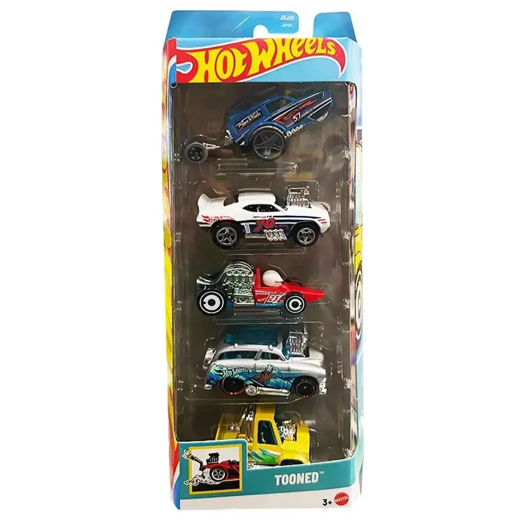 Hot Wheels: Tooned  5db-os kisautó szett 1/64 - Mattel