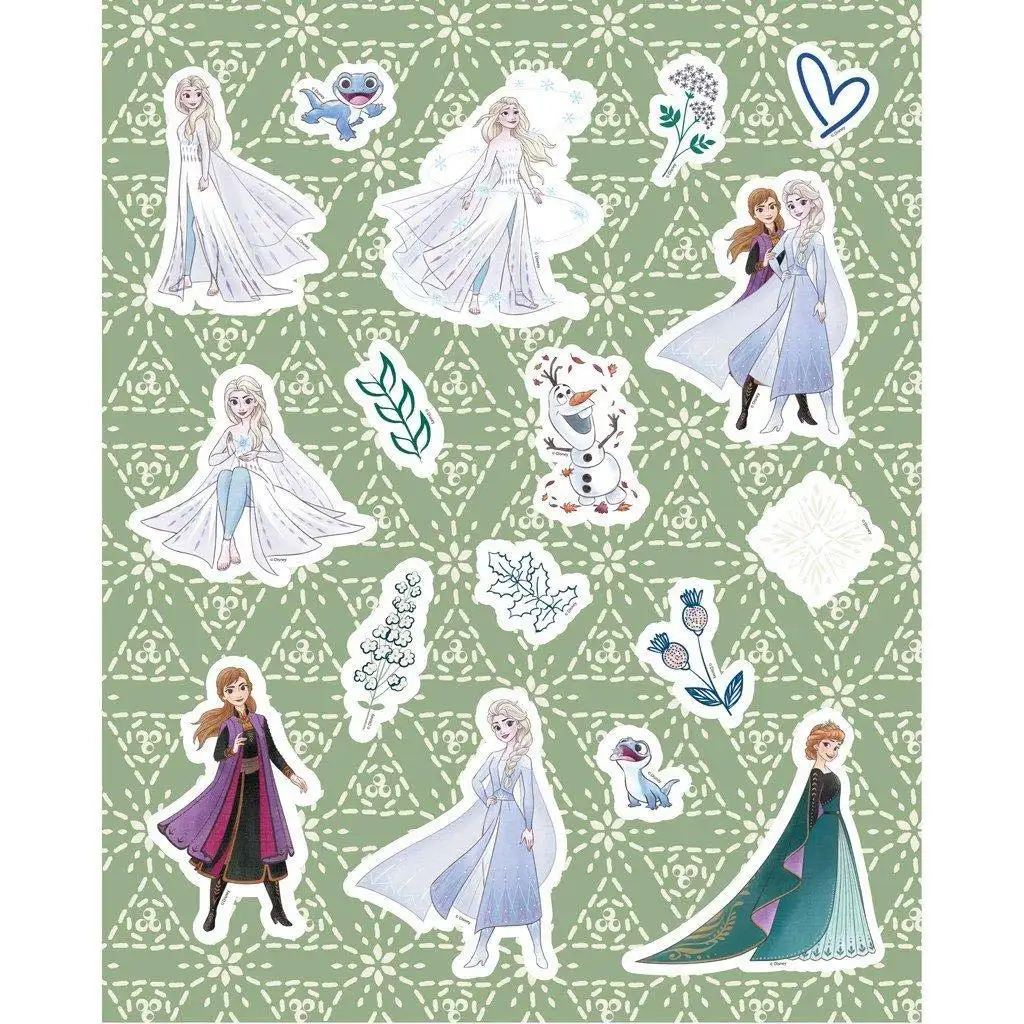 Luna: Jégvarázs színező, matricákkal és 6 db filccel kép 2