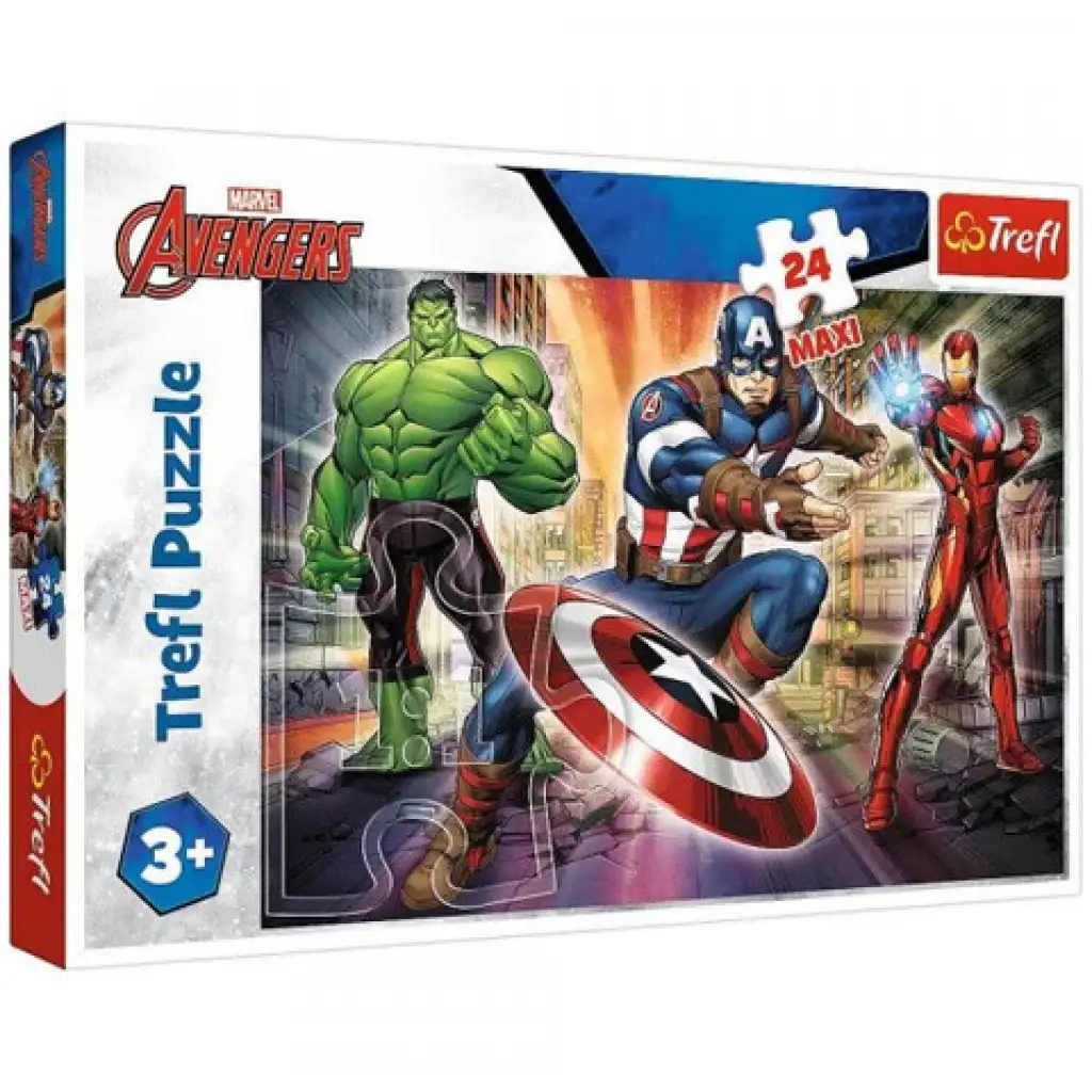 Marvel Bosszúállók Trio 24db-os Maxi puzzle - Trefl