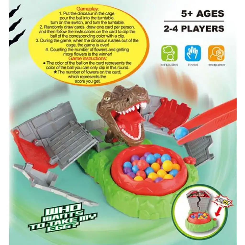 Támadó dinoszaurusz ügyességi társasjáték kép 2