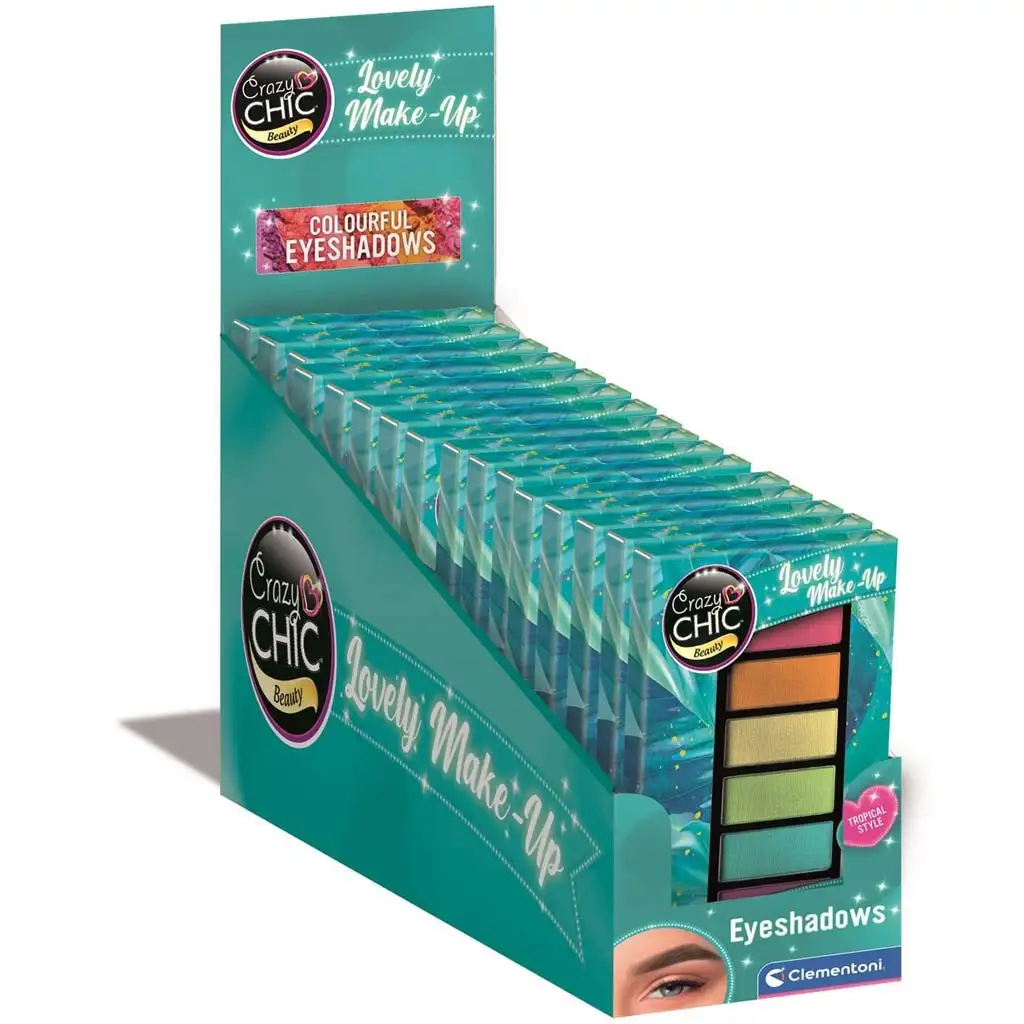 Crazy Chic: Tropical Vibe szemhéjfesték 1db - Clementoni