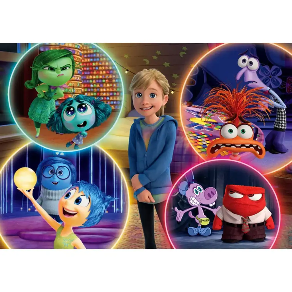 Agymanók 2 az érzelmek körforgása 104db-os puzzle - Clementoni kép 2