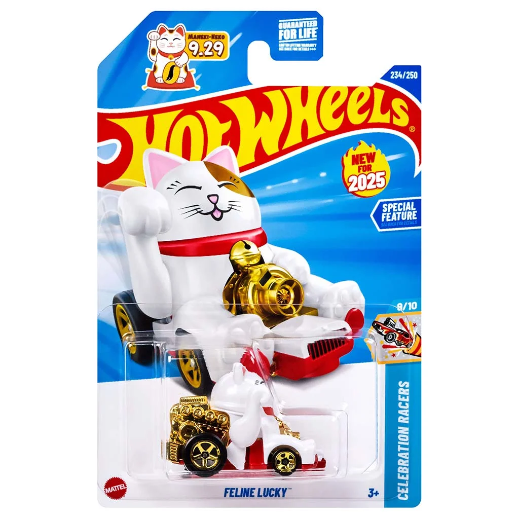 Hot Wheels: Feline Lucky kisautó 1/64 - Mattel
