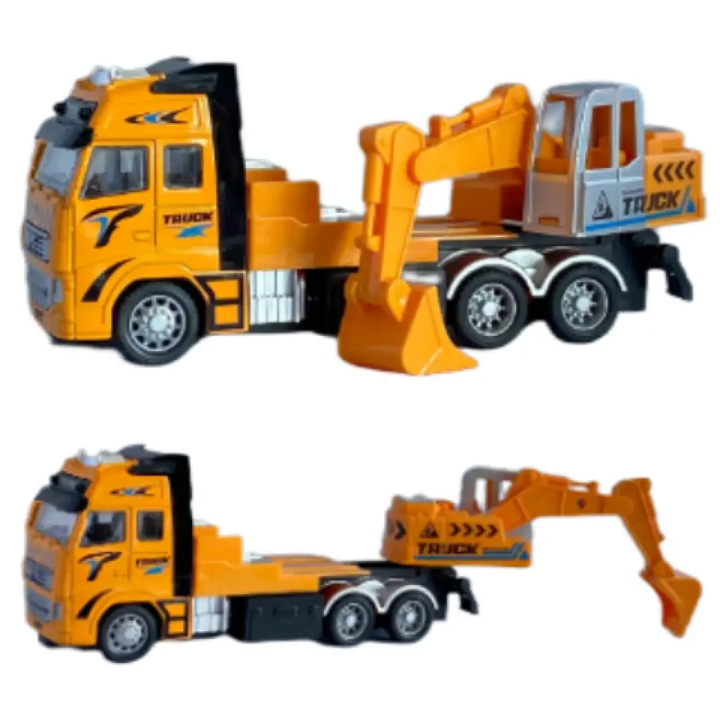 RC Távirányítós építőipari markoló vagy daruskocsi munkagép fénnyel kétféle változatban 27MHz 1/36-os méretarány 20cm kép 5