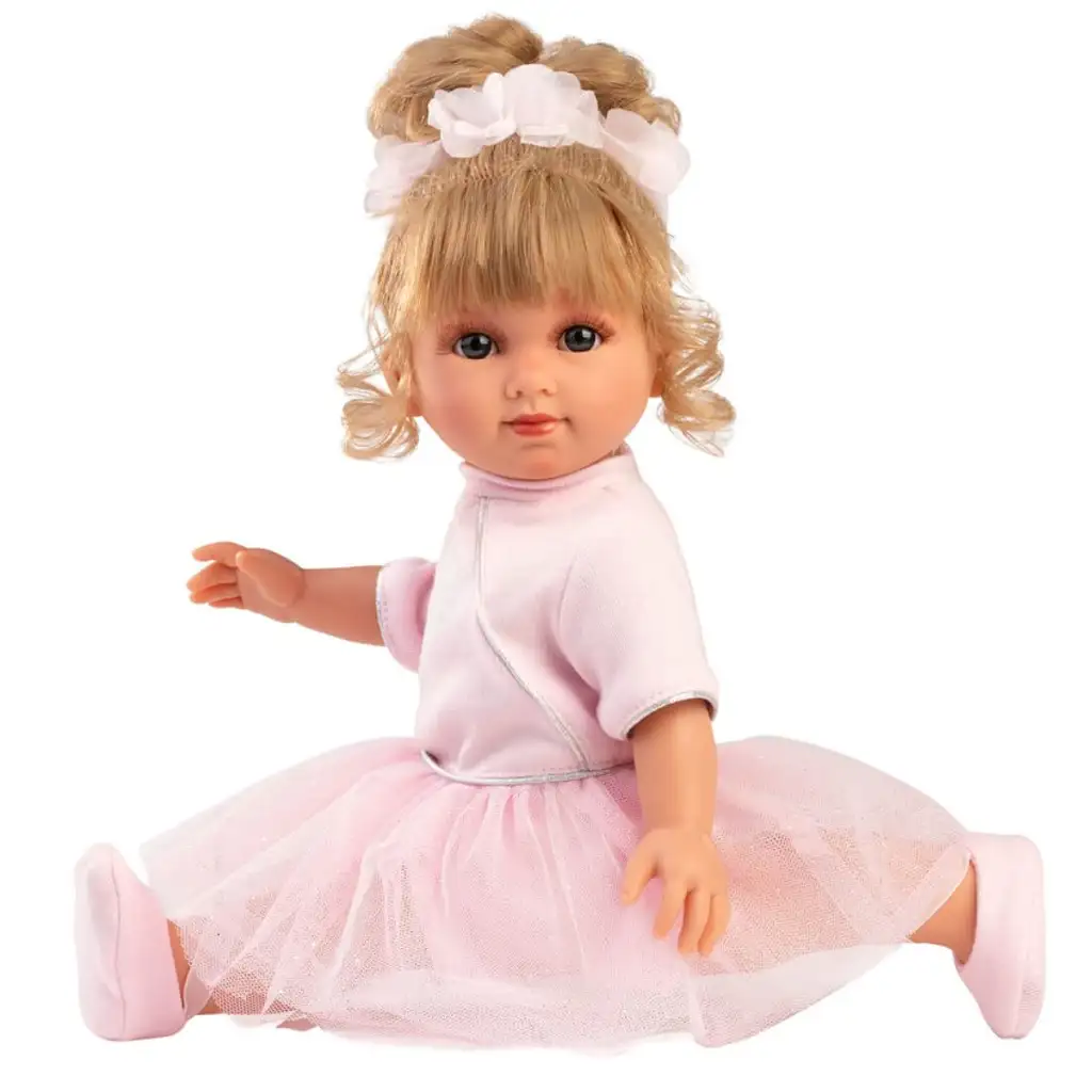Llorens: Elena 35cm-es baba balett ruhában kép 2