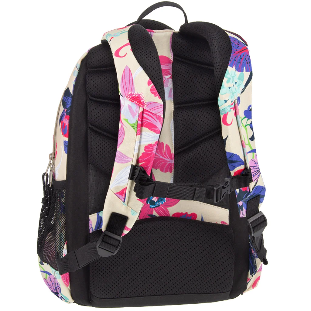 Ars Una: Beach flowers virágos ergonomikus iskolatáska, hátizsák 33x45x24cm kép 3