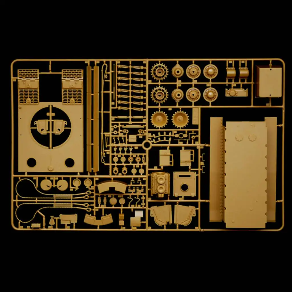 Italeri: 1/35 Pz.Kpfw. VI Tigris tank harckocsi makett kép 4