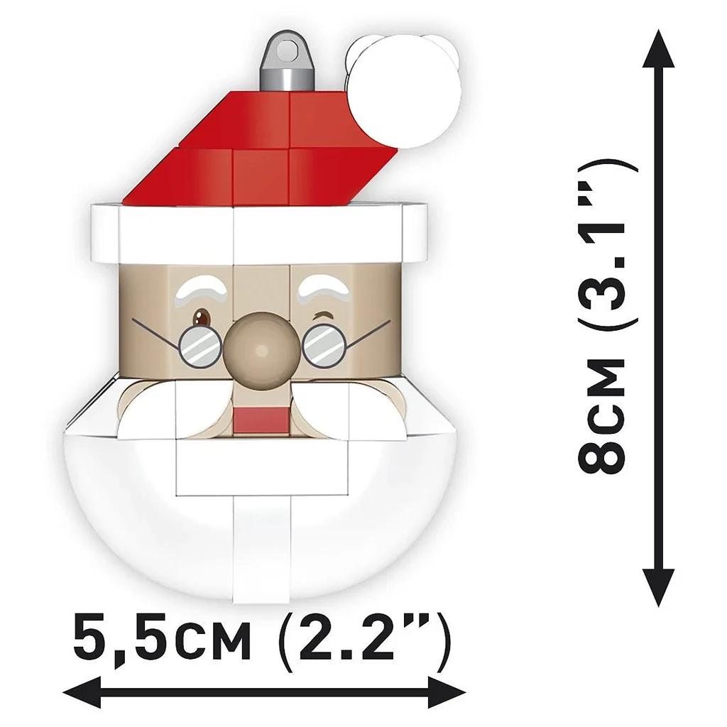 COBI: Karácsonyfadísz mikulás építőjáték (20011) kép 3
