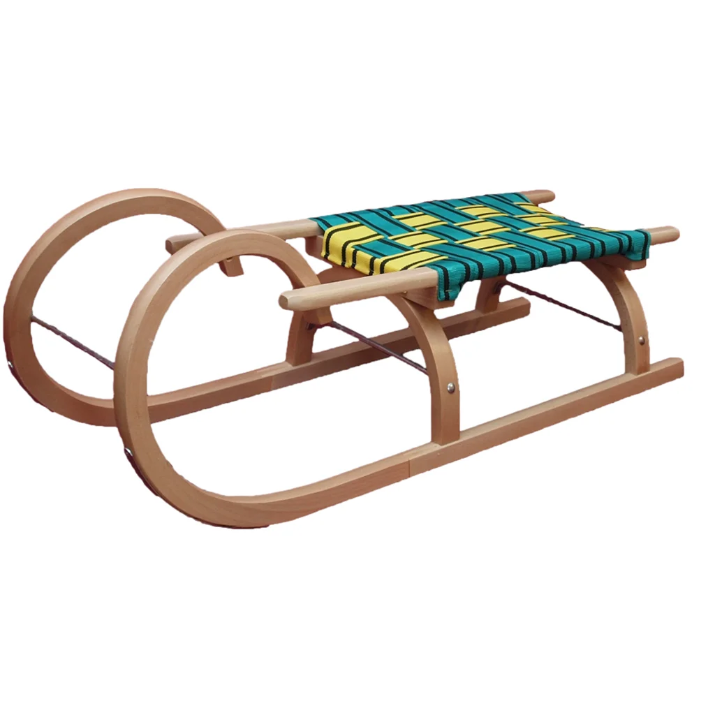 Prémium klasszikus fa szánkó - 95cm