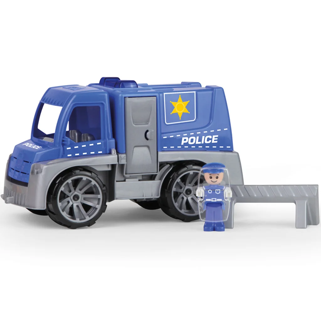 LENA: Truxx rendőrautó kiegészítőkkel dobozban 39cm kép 2