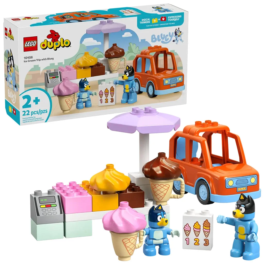 LEGO® DUPLO®: Fagyizás Bluey™-val (10458)