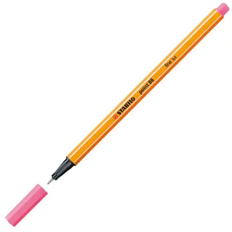 Stabilo: Point 88 tűfilc 0,4mm-es halvány rózsaszín színben kép 2