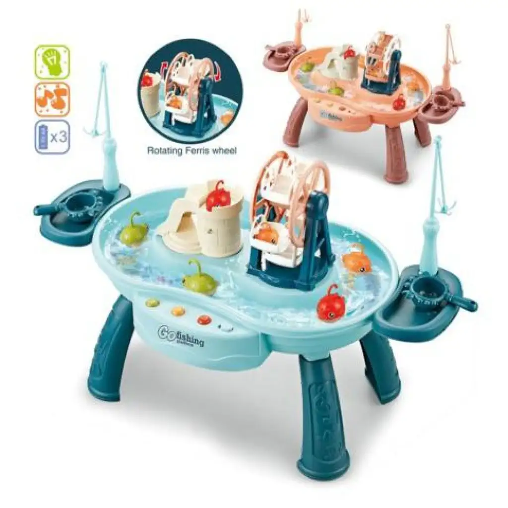 Irány Horgászni! horgászjáték medencével, víz forgatóval és hanggal kép 9